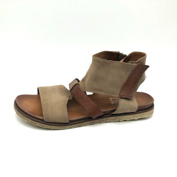 Miz Mooz Brown and Tan Sandals Tamsyn - Picture 1 of 16